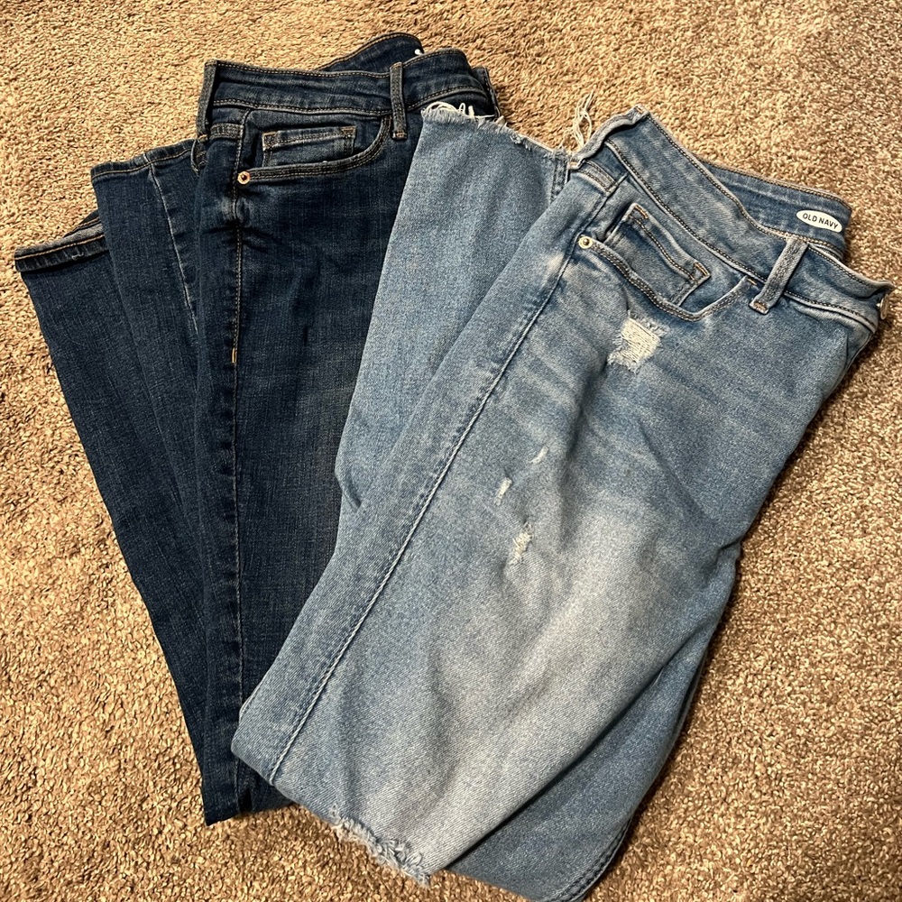 old navy jeans two pairs